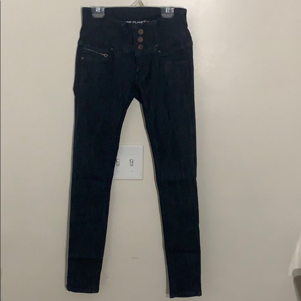 NINE WEST DARK BLUE SKINNY JEANS